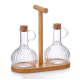 Glass Oil Dispenser 350 ml - 2 Pcs
